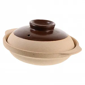 Керамическая кастрюля Garneck с крышкой Энергосберегающая Равномерный нагрев Нескользящая ручка Антипригарная Для газовых плит Традиционная - Фото 1