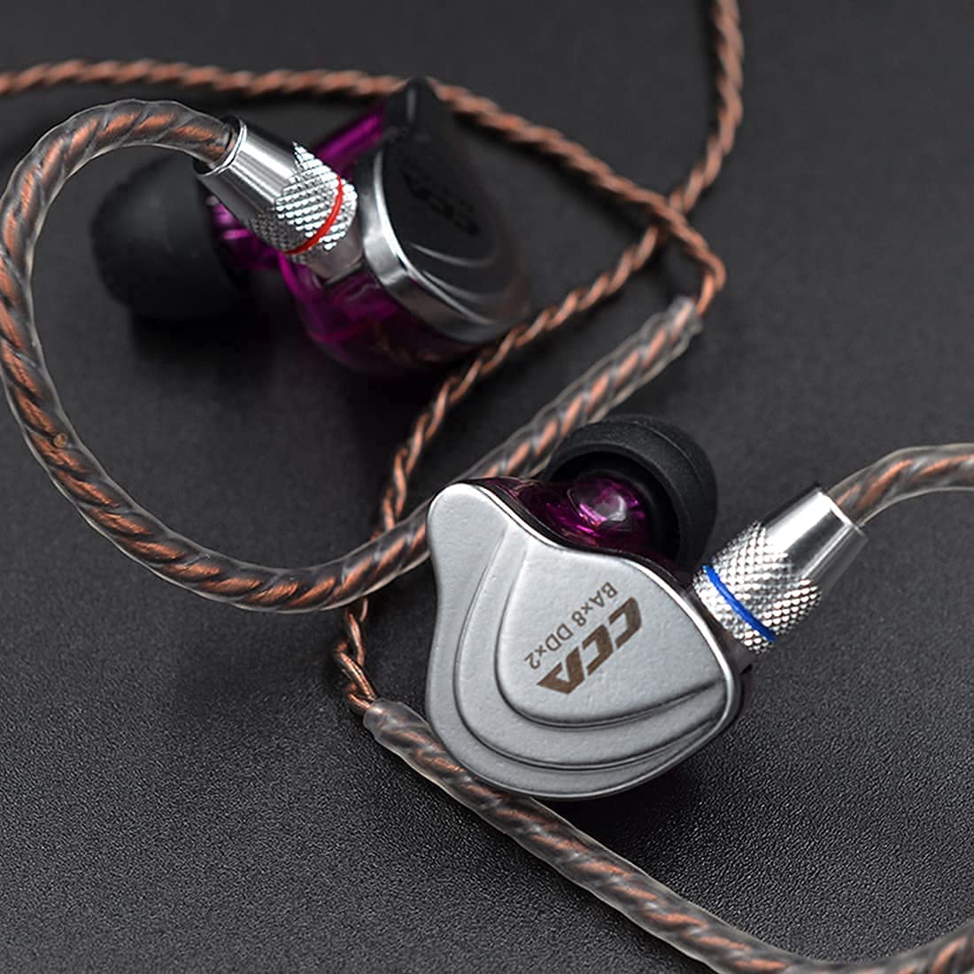 Навушники CCA C10 Hybrid Driver In Ear HiFi Stereo Потужний бас Спортивні Ергономічний дизайн для ігор музики шоу сцени, фото №7