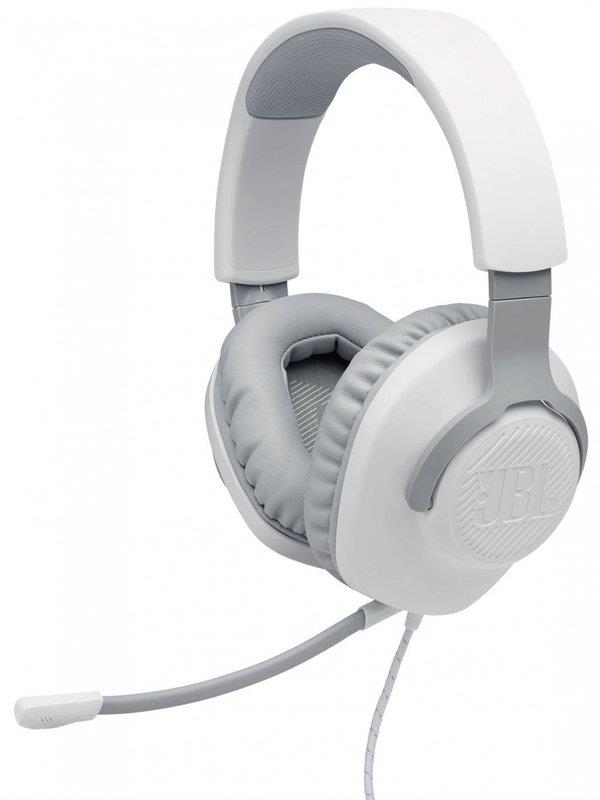 Гарнитура JBL Quantum 100 White JBLQUANTUM100WHT, фото №1 Гарнитура JBL Quantum 100 White JBLQUANTUM100WHT, фото №1