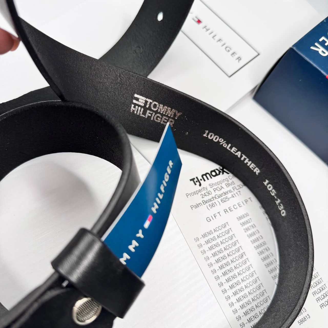 Чоловічий ремінь Tommy Hilfiger чорний шкіряний пояс Томмі Хілфігер, фото №3 Чоловічий ремінь Tommy Hilfiger чорний шкіряний пояс Томмі Хілфігер, фото №3