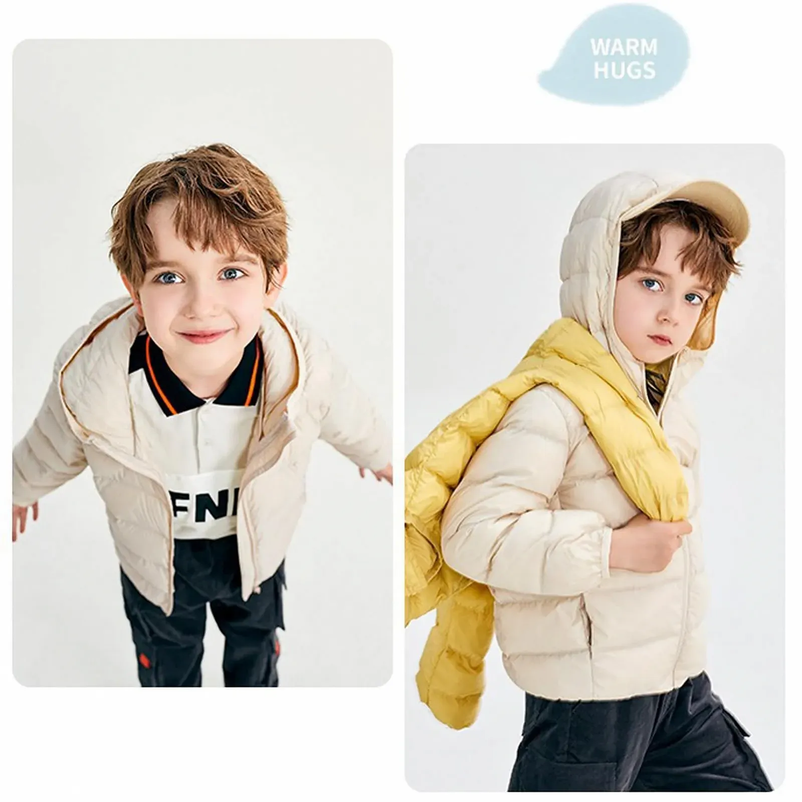 Детская стеганная куртка Amur Leopard, Легкая пуховая, фото №4