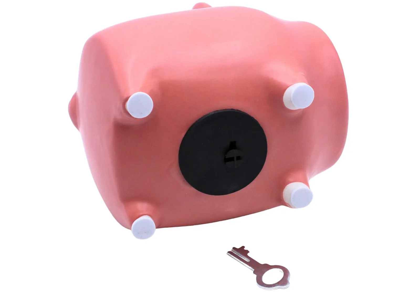 Скарбничка керамічна рожева 13 x 15 x 12 см, фото №8