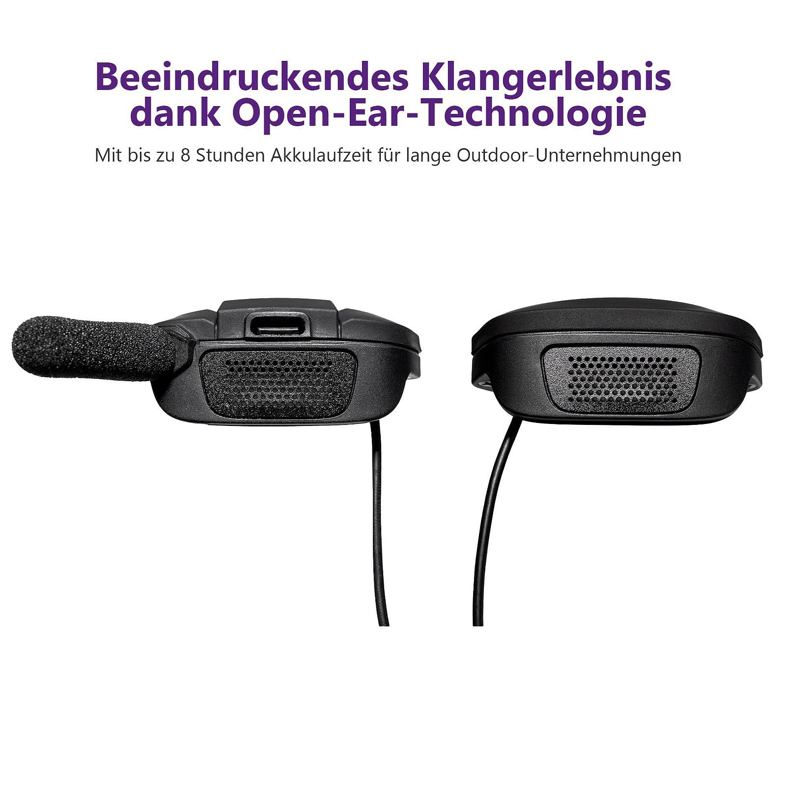 Навушники Supertooth ROAMEE Open-Ear Battery Bluetooth Hands-Free Intercom Stereo з технологією DSP для велосипедних/лижних шоломів, фото №6 Навушники Supertooth ROAMEE Open-Ear Battery Bluetooth Hands-Free Intercom Stereo з технологією DSP для велосипедних/лижних шоломів, фото №6