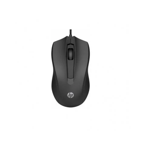 Мышка HP 100 USB Black (6VY96AA), фото №1 Мышка HP 100 USB Black (6VY96AA), фото №1