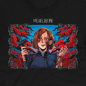 Футболка Аниме Магическая битва Нобара Кугисаки Nobara Kugisakii Jujutsu Kaisen TH136 M synthetic.ua - Фото 1