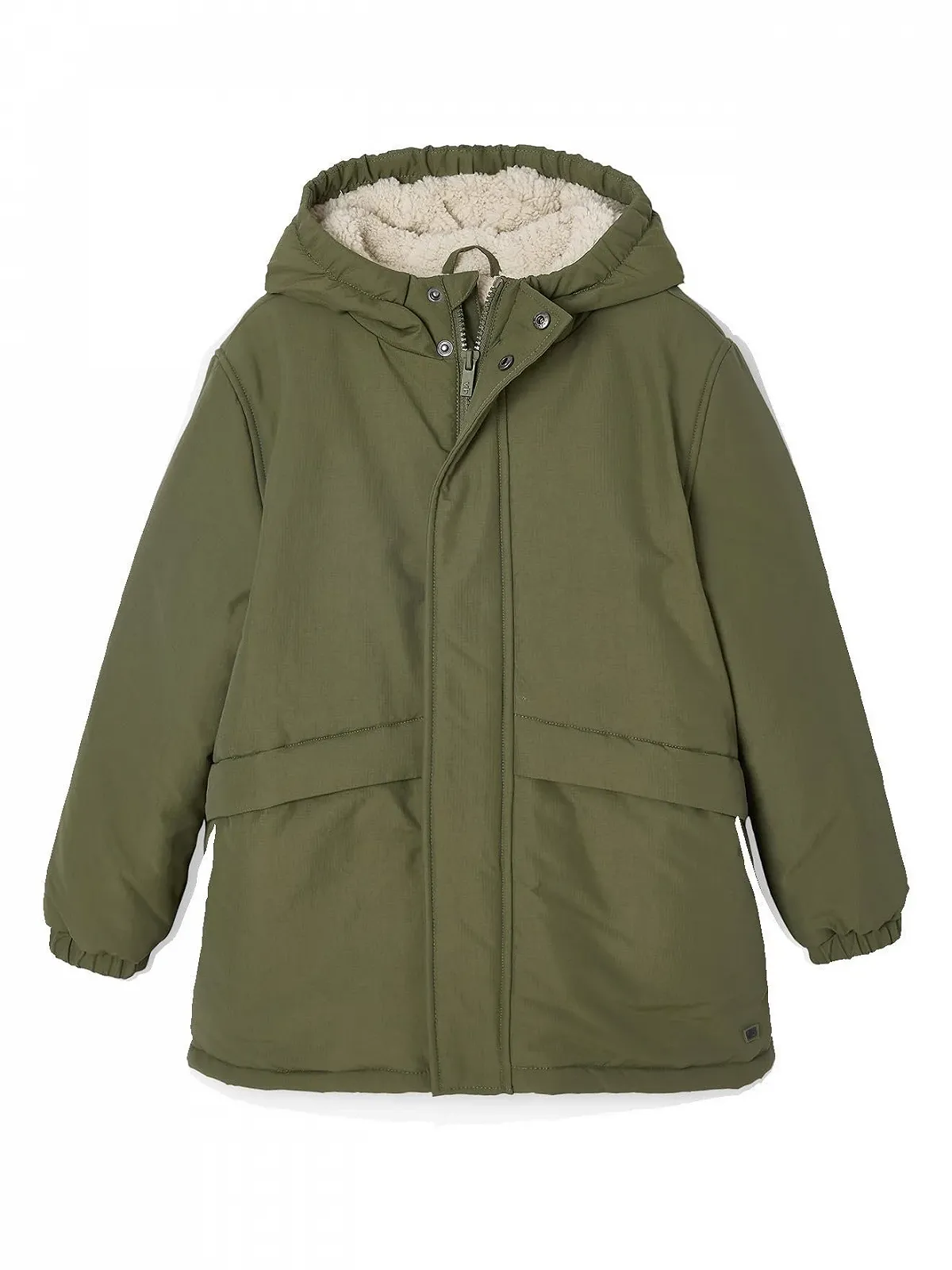 Парка з капюшоном Vertbaudet для хлопчиків з м'якою підкладкою та переробленим наповнювачем, фото №1