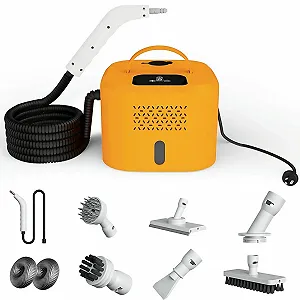 Купити Пароочисник ручний з 6 насадками-щітками компактний 1.6 L - Фото 1 Пароочисник ручний з 6 насадками-щітками компактний 1.6 L - Фото 1