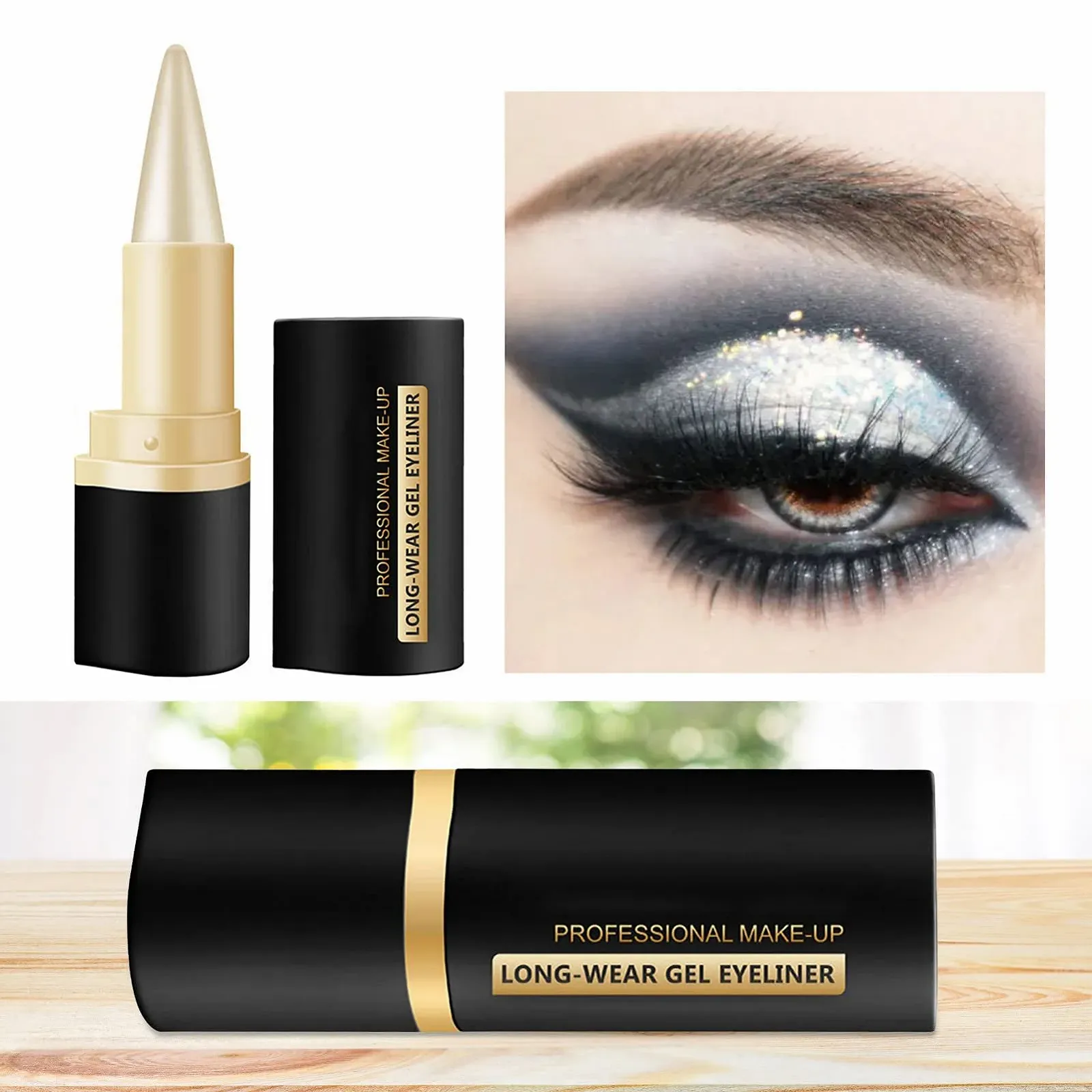 Карандаш для глаз Niktule Matte Быстросохнущий, Устойчивая к смазыванию, фото №2