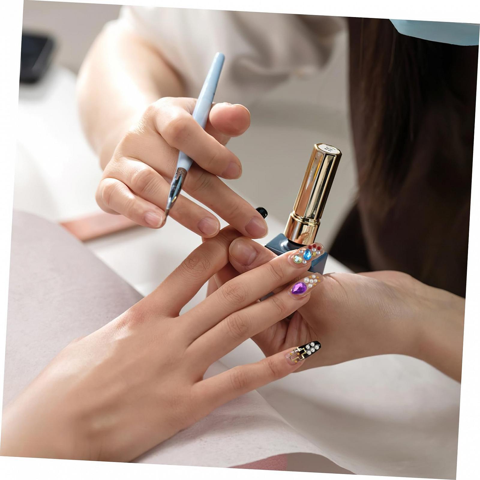 Стразы для маникюра NUOBESTY, 12 ячеек, блестящие, фото №4