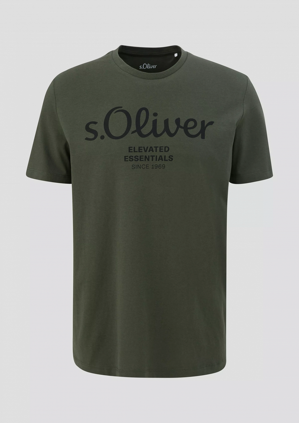 Футболка  à logo imprimé 2139909.79D1 s.Oliver Хакі L, фото №5