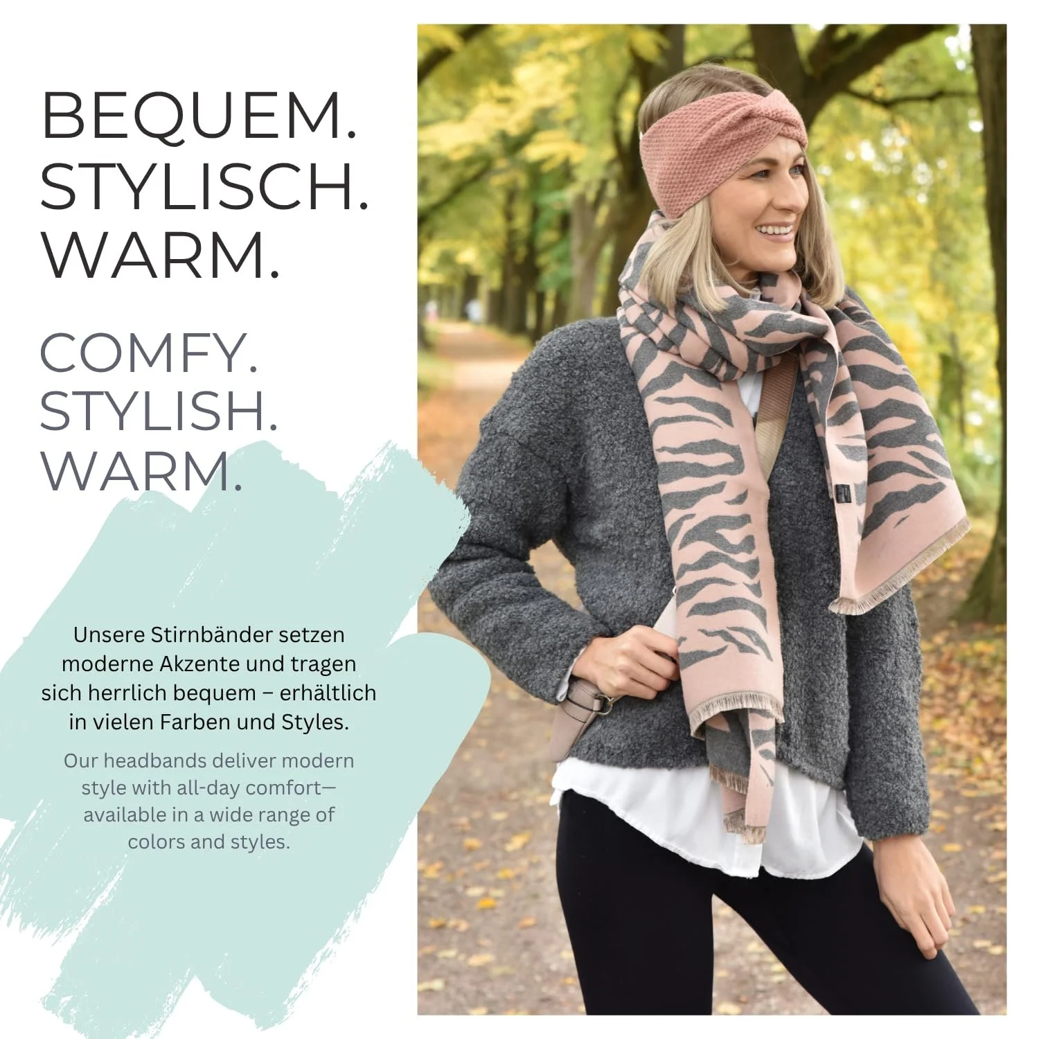 В'язана Пов'язка styleBREAKER 04026060, фото №6 В'язана Пов'язка styleBREAKER 04026060, фото №6