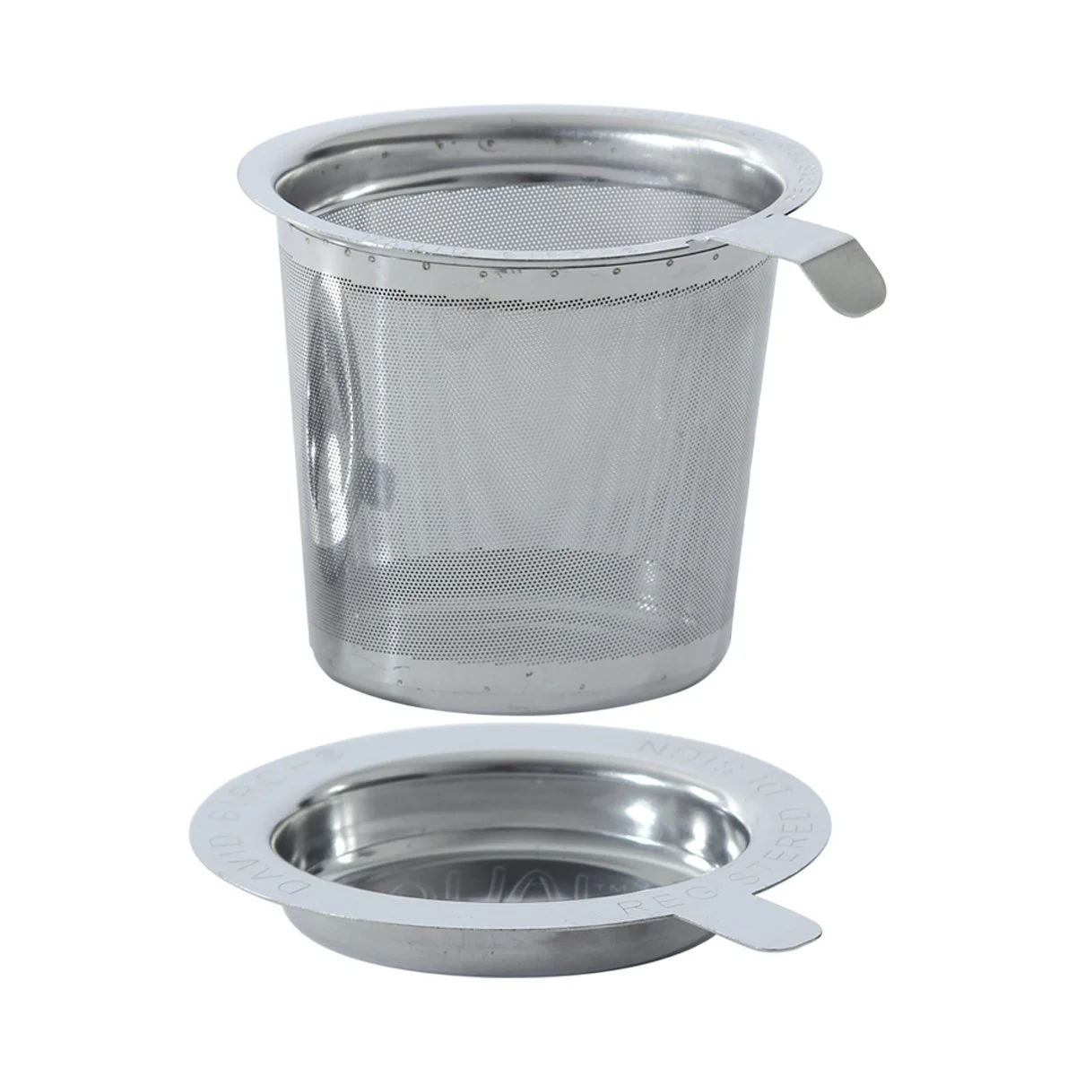 Чайник-заварник London Pottery Овальний з інфузором для розсипного чаю, Камінь, Сатин Сірий, 3 чашки, фото №3