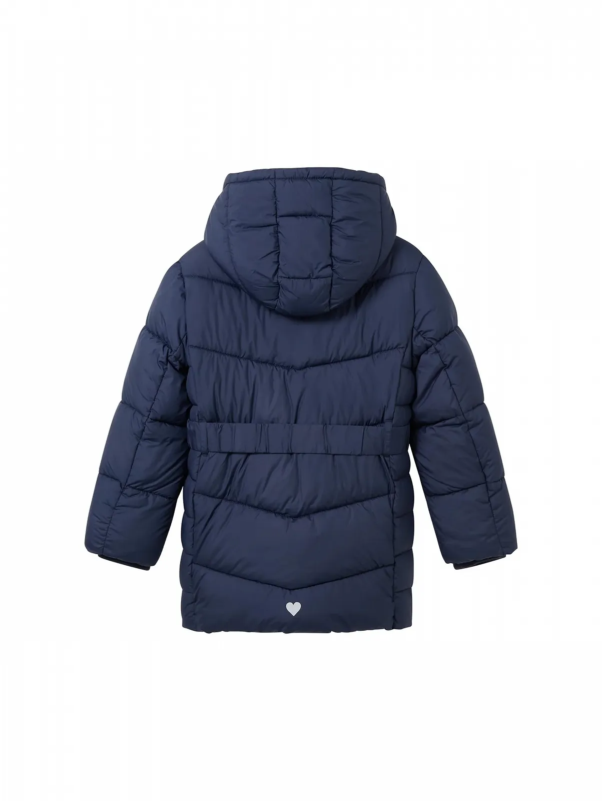 Зимове пальто TOM TAILOR з капюшоном та поясом, фото №2