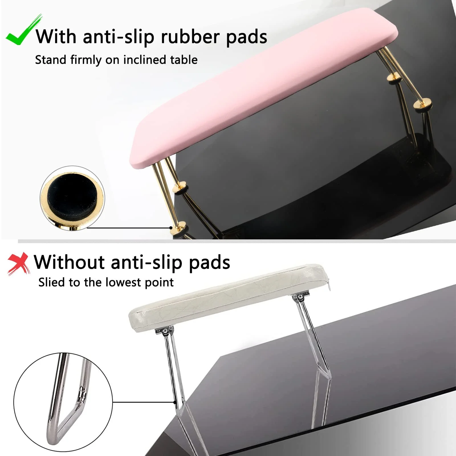 Підставка під руку для манікюру зі шкіри Microfibre, фото №4