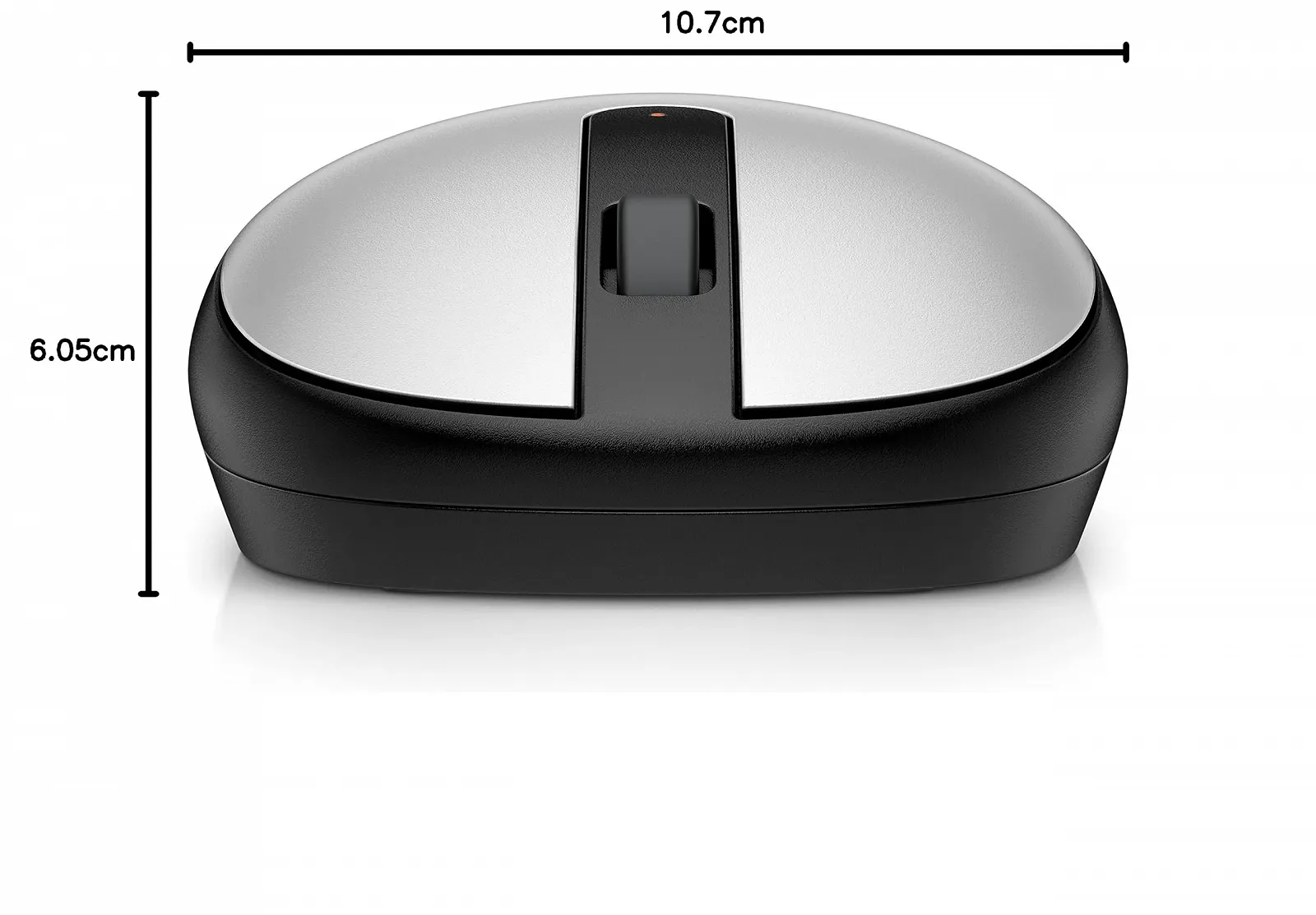 Мышь Bluetooth HP 240 Беспроводная, оптический сенсор 1600 DPI, серебристая, фото №10