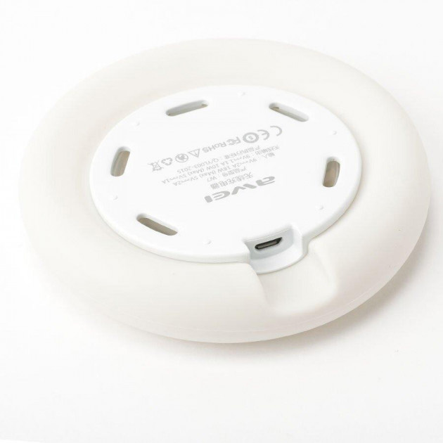 Бездротова зарядка з підсвітом 7 кольорів 10W COLOR Awei W7 WIRELESS CHARGE, фото №5 Бездротова зарядка з підсвітом 7 кольорів 10W COLOR Awei W7 WIRELESS CHARGE, фото №5