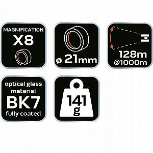 Бинокль NEO TOOLS Compact 12 x 25 для взрослых детей подростков складной большой окуляр synthetic.ua - Фото 1