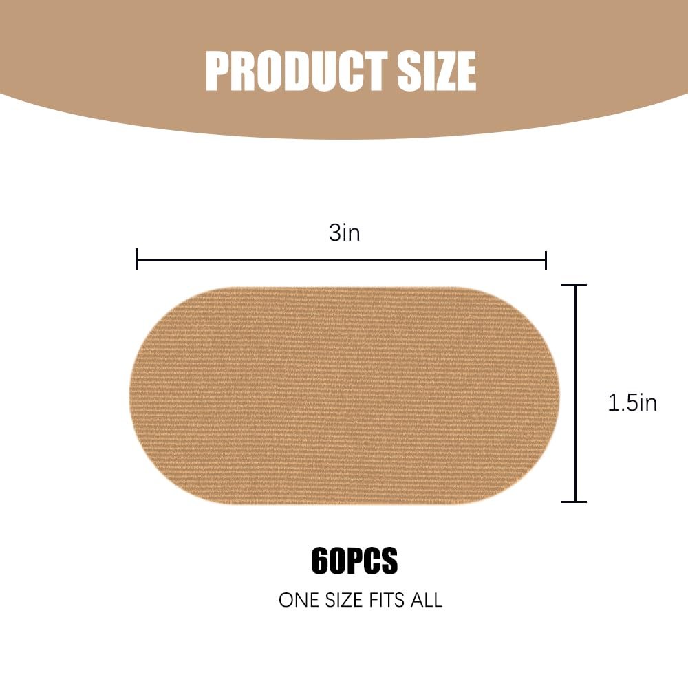 Смужки для рота від хропіння, 60 шт, колір шкіри, фото №2