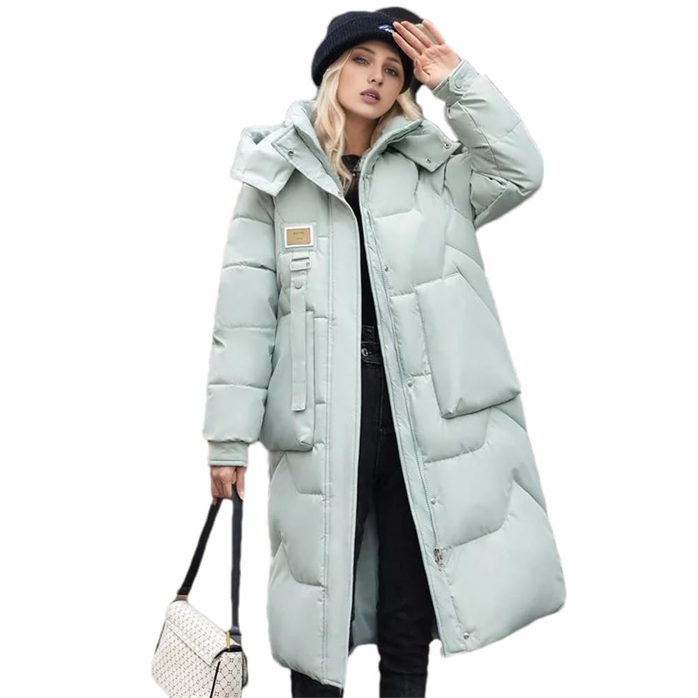 Жіноче зимове пухове пальто, фото №1
