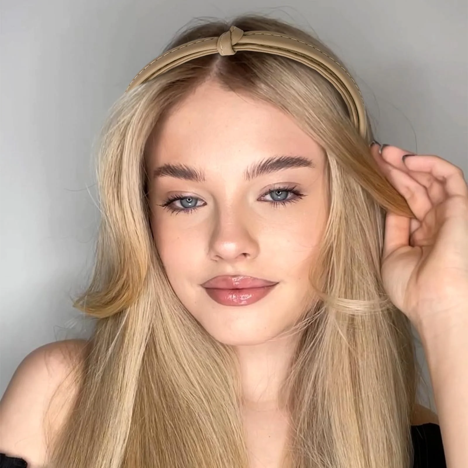 Жіночий обруч Шкіряний набір з 5, фото №4