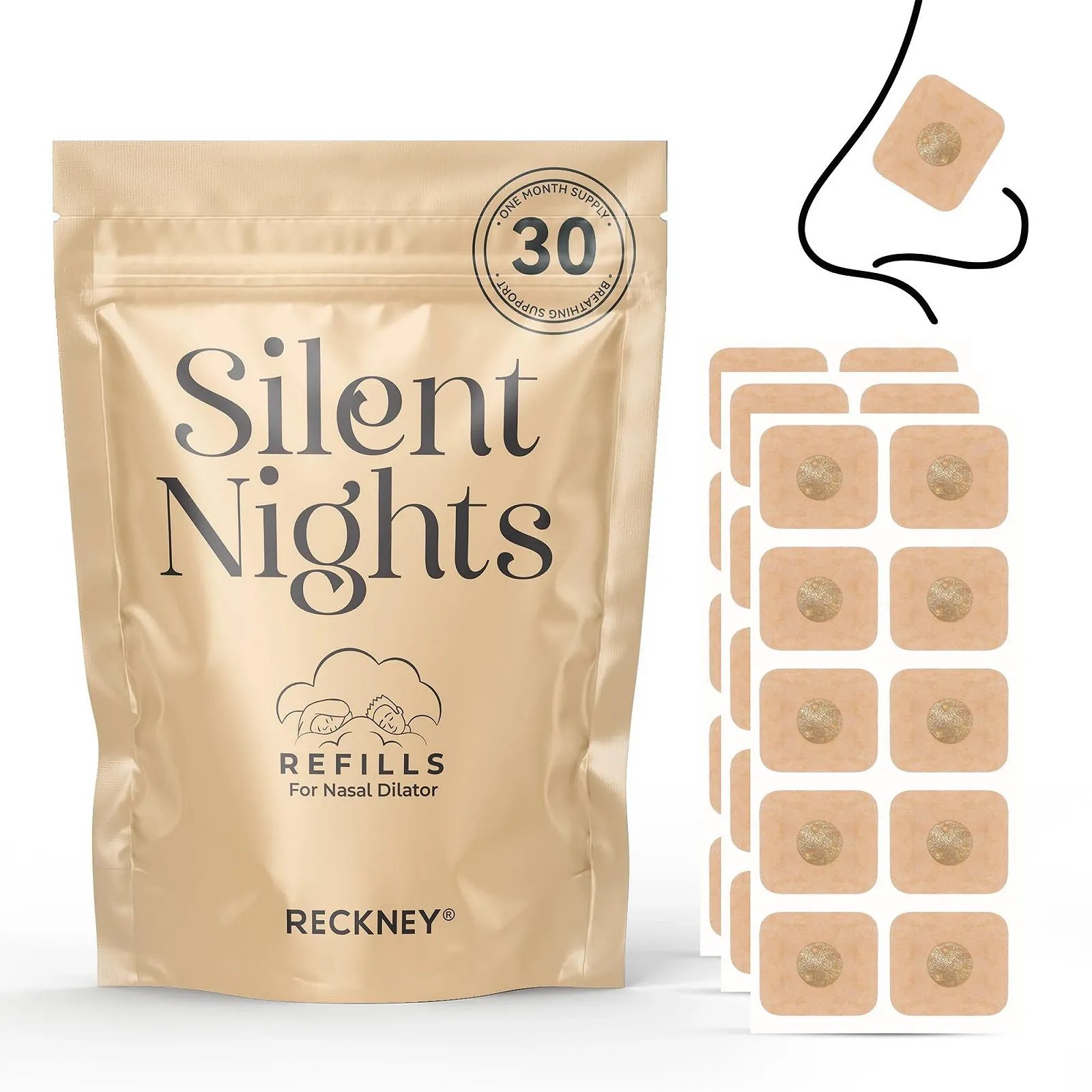 Полоски для носа магнитные переменные, совместимые с магнитным дилататором для носа, фото №1 Полоски для носа магнитные переменные, совместимые с магнитным дилататором для носа, фото №1