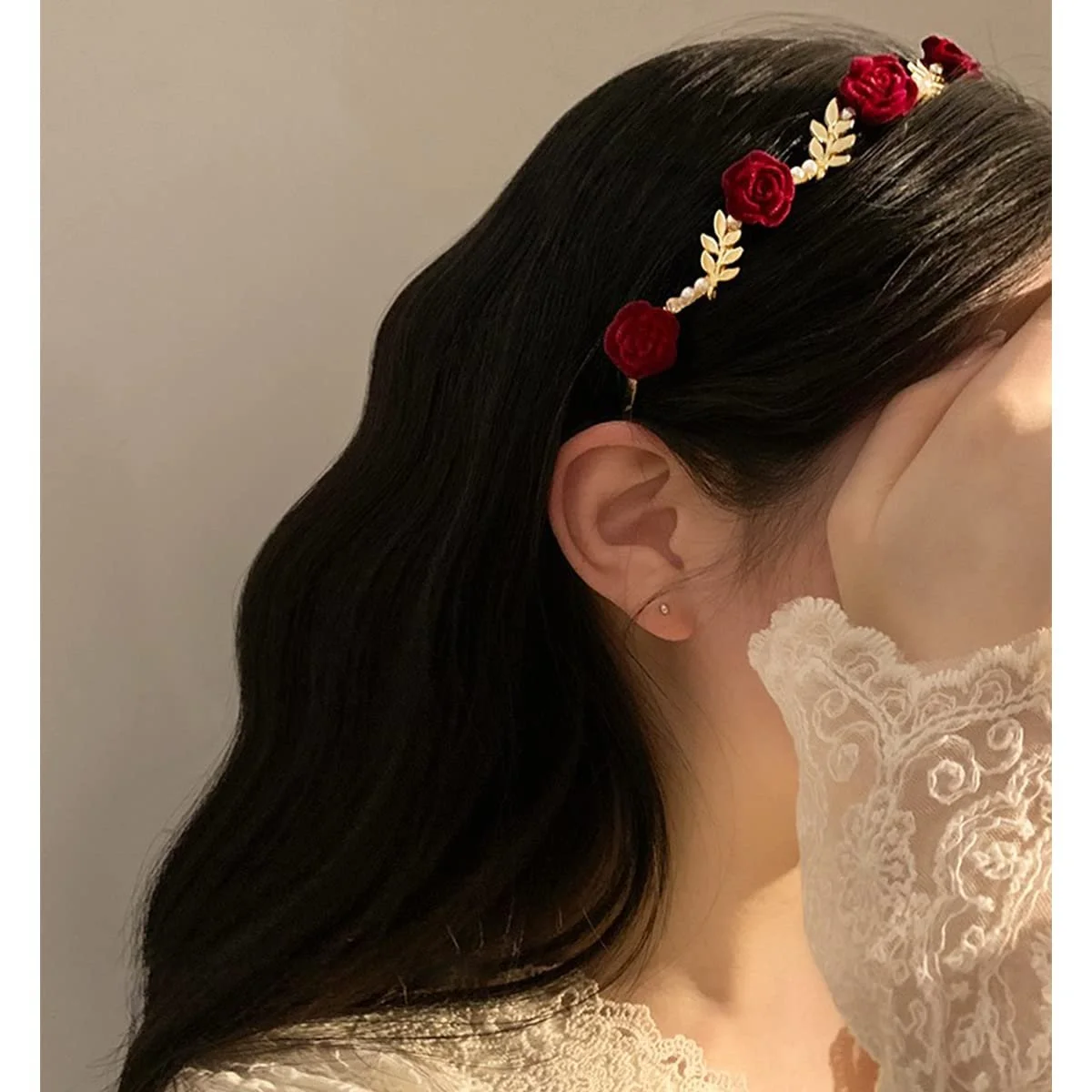 Набір з 4-х еластичних обручів на голову для жінок, фото №4