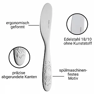 Дитячий набір столових приборів Puresigns Petys, 4 предмети synthetic.ua - Фото 1