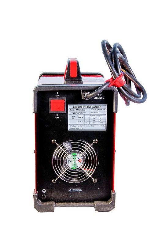 Аппарат зварювальний інверторного типу MPT PROFI 380 В 20-250 А 1.6-5.0 мм аксесуари 6 шт MMA2503, фото №5