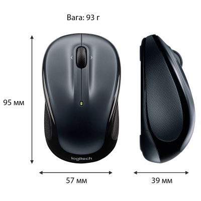 Мышка Logitech M325s Wireless Dark Silver (910-006812), фото №10