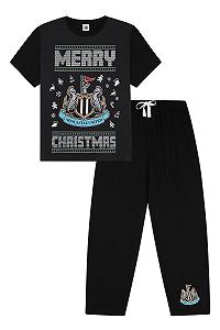 Комплект піжам Newcastle United Mens Kids Matching Family Merry Christmas Long для хлопчиків synthetic.ua - Фото 1