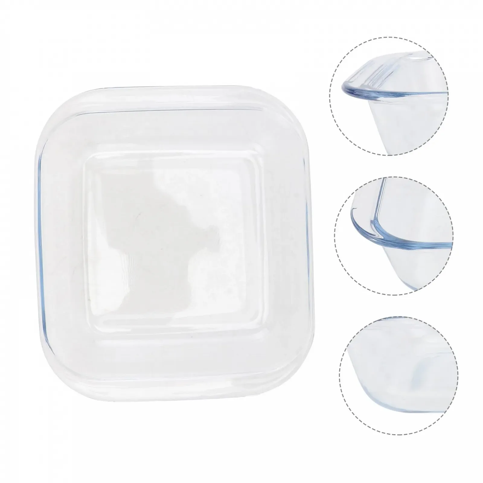 Форма для запекания Термостойкая стеклянная квадратная для микроволновой печи, фото №5