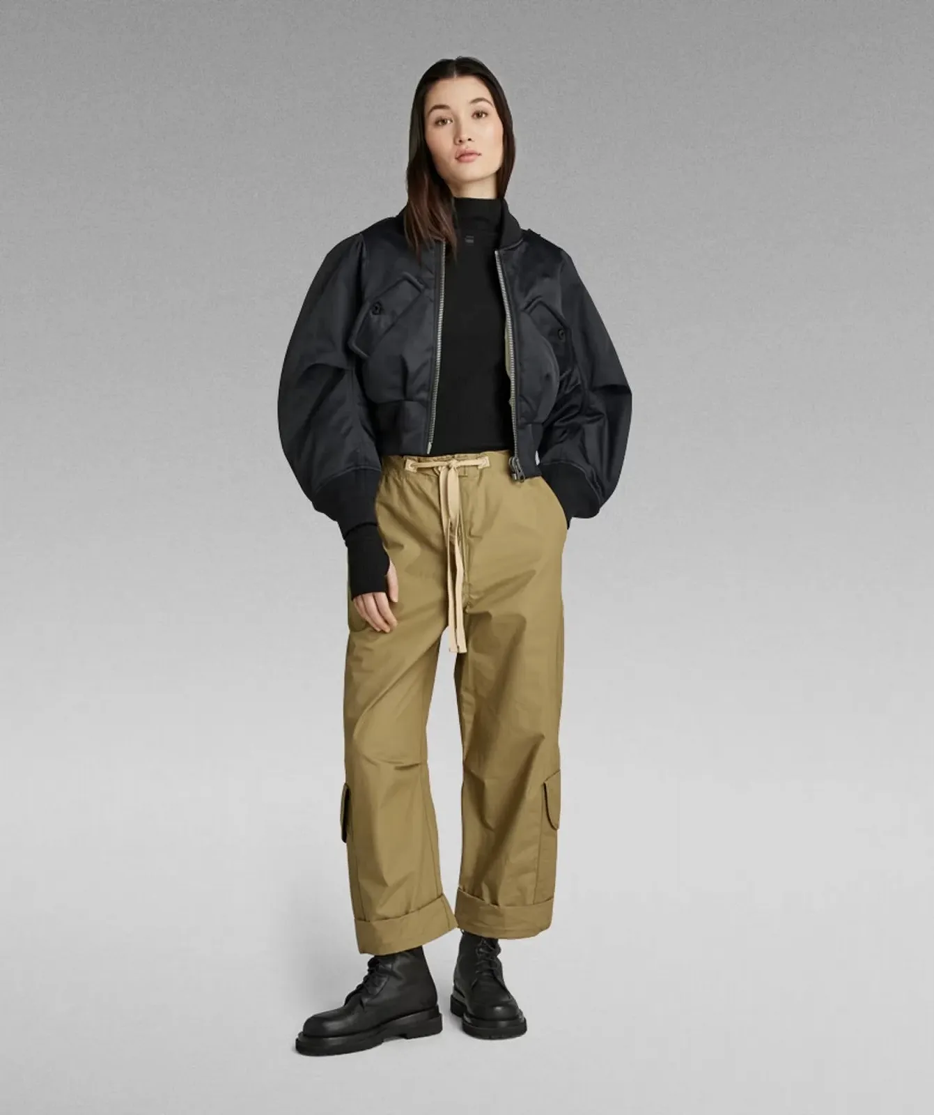 Женский топ G-Star RAW Rib Mock Slim Top - XS, фото №5 Женский топ G-Star RAW Rib Mock Slim Top - XS, фото №5