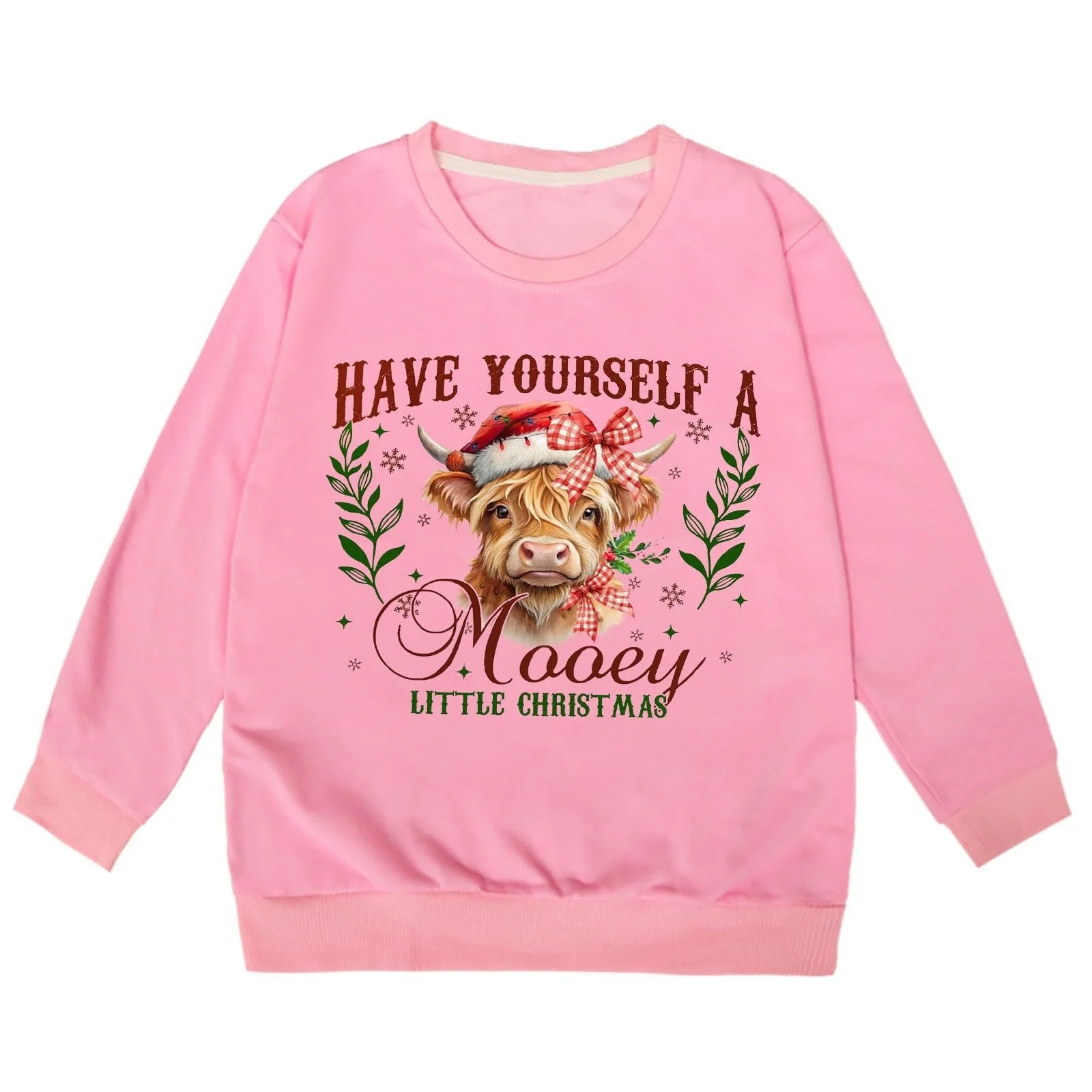 Пуловер для мальчиков Размер 158 - Мягкая толстовка с длинными рукавами для девочек, с графическим рисунком, милый детский пуловер с круглым вырезом, топ, одежда для девочек, фото №2