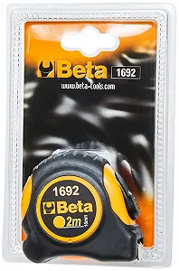 Рулетка Beta Tools двухкомпонентная 2 м - Фото 1