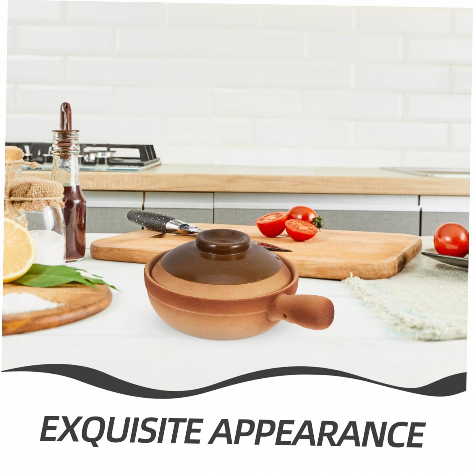 Керамічний горщик Sosoport для приготування рису з кришкою, фото №9