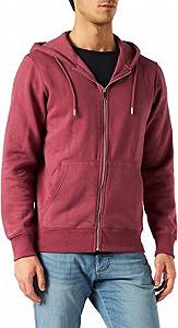 Світшот Jack&Jones BASIC SWEAT ZIP HOOD NOOS 12191895, Бордовий, L synthetic.ua - Фото 1