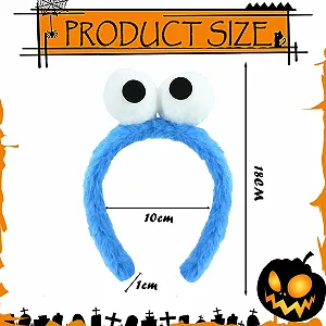 Обруч для волос Cookie Monster, Хэллоуин, для женщин synthetic.ua - Фото 1