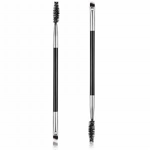 Набір пензлів для брів Flat Angled Eyebrow Tint Eyeshadow 2 шт. - Фото 1