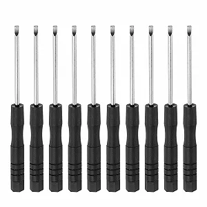 Викрутка шліцьова міні sourcing map 2.0 мм для ремонту годинників та окулярів, 10 шт. - Фото 1