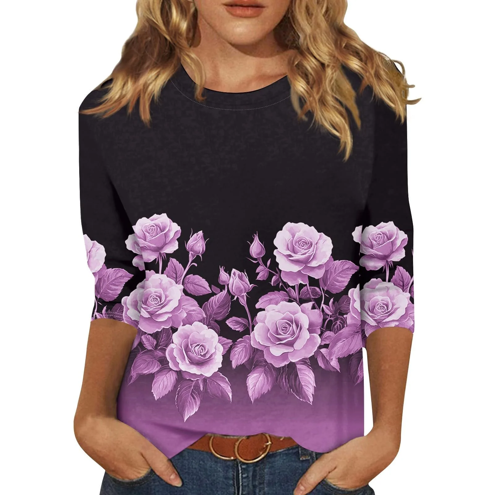 Жіноча толстовка Generisch з рукавом 3/4, фото №1 Жіноча толстовка Generisch з рукавом 3/4, фото №1