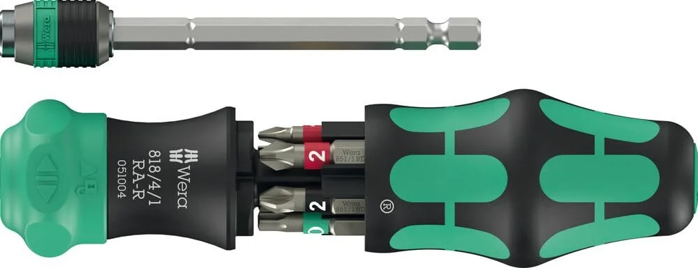 Набір викруток Wera Kraftform Compact 20 RA-R 05051513001 6 шт. з тріскачкою, фото №1