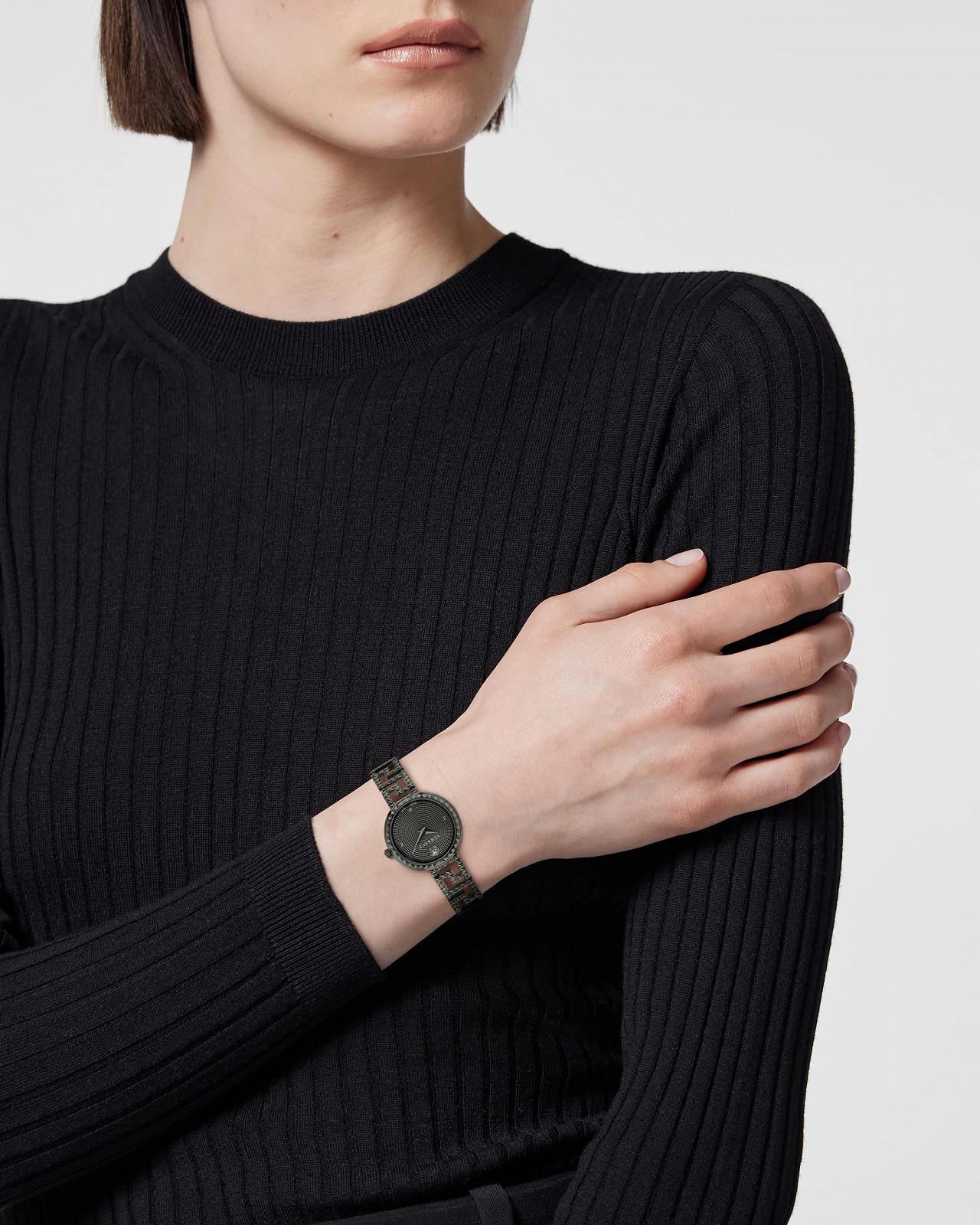 Часы Versace Gunmetal, Браслет VE7A00123, фото №4 Часы Versace Gunmetal, Браслет VE7A00123, фото №4