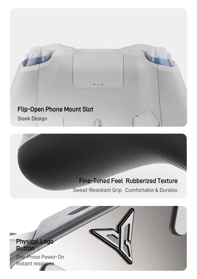 Геймпад FlyDigi APEX 5 White + док-станция (Android/Windows/Nintendo Switch/VR/iOS), фото №13