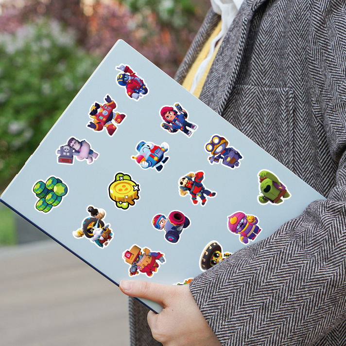 Бравл старс стікери наклейки Brawl Stars аксесуари набір стікерпак 50 шт, фото №7 Бравл старс стікери наклейки Brawl Stars аксесуари набір стікерпак 50 шт, фото №7