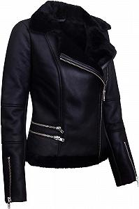 Кожаная куртка Biker Infinity Leather Черный synthetic.ua - Фото 1