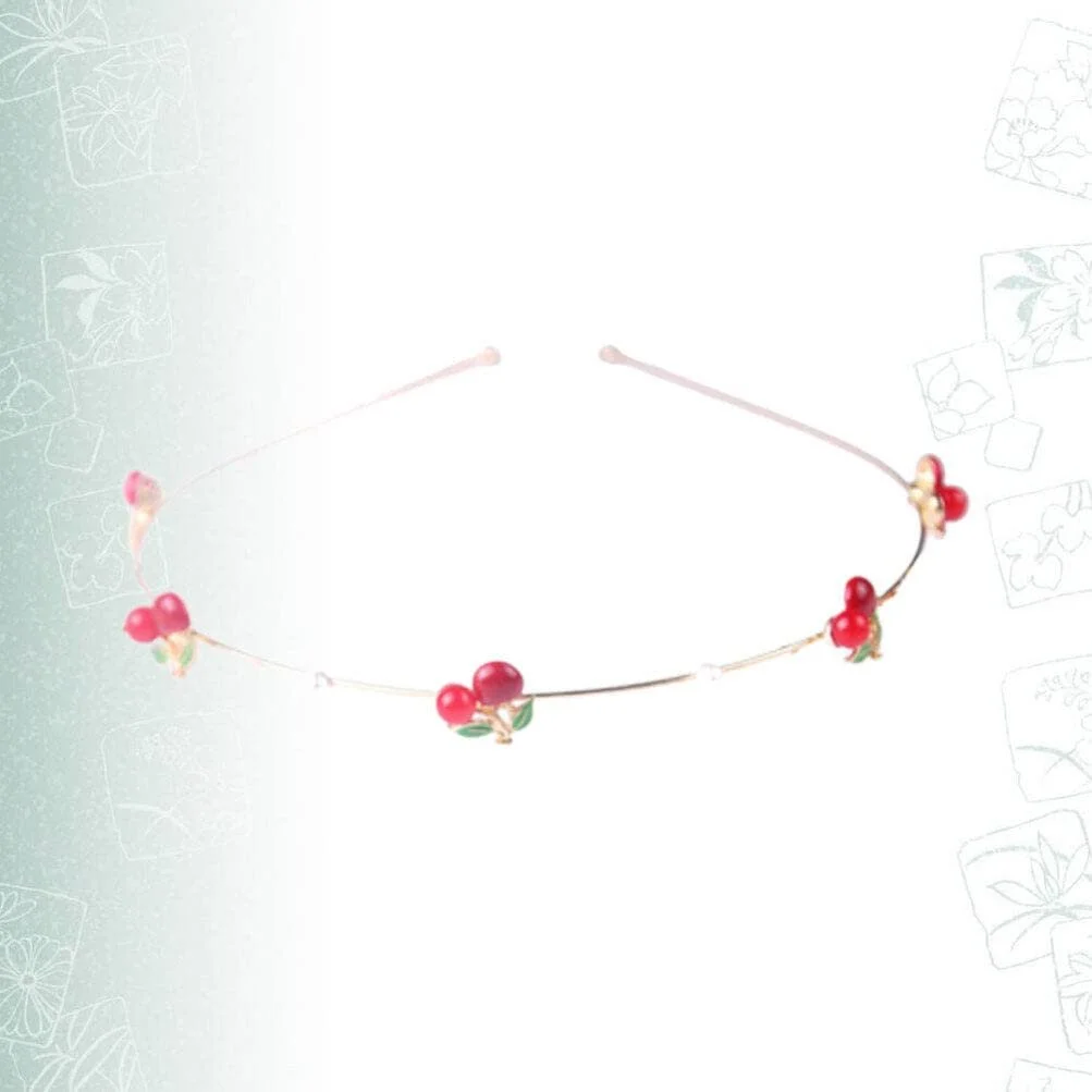 Обруч Вишня AMOSFUN Елегантний Аксесуар для Вечірки на День народження, фото №9