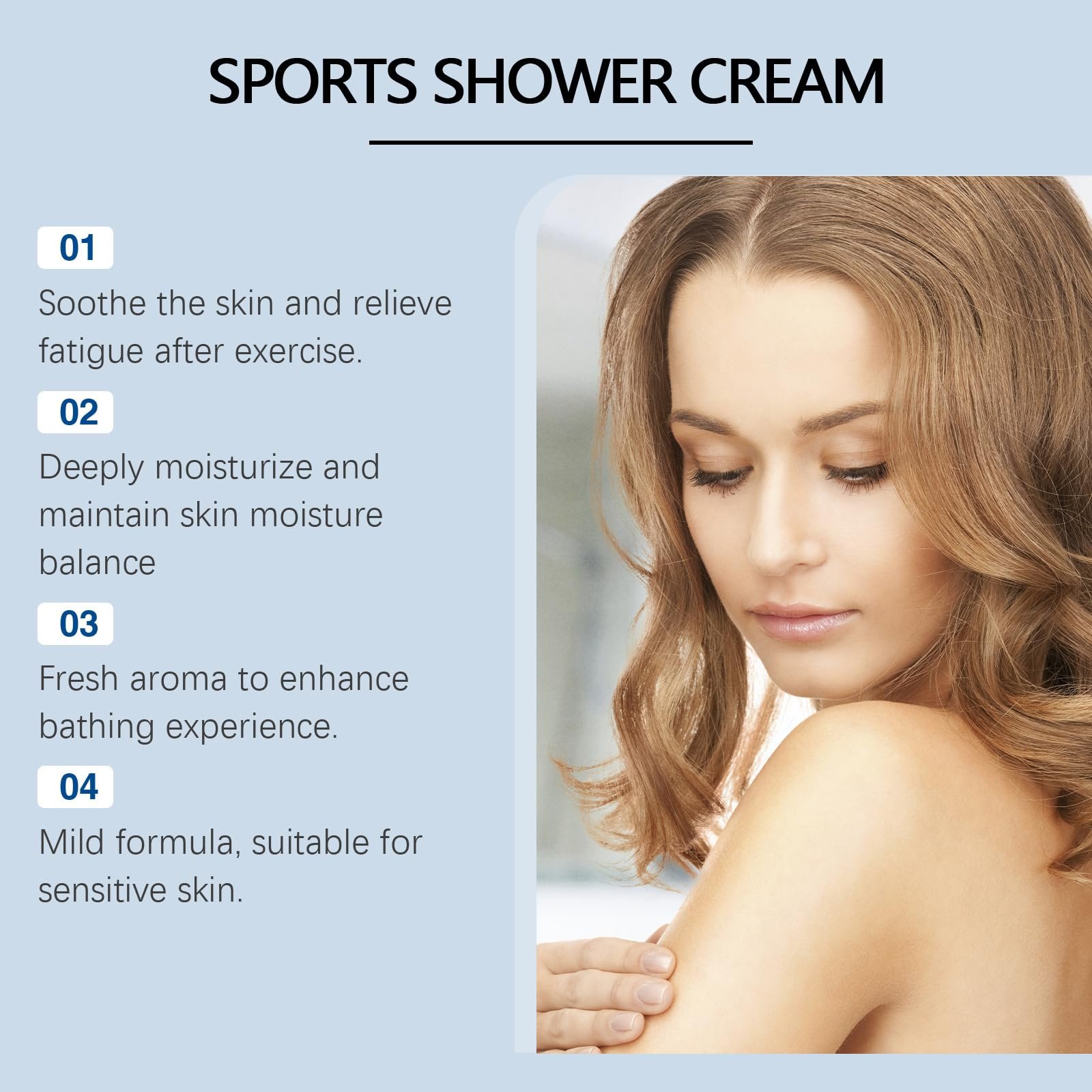 Гель для душу та шампунь 2-в-1 Зволожуючий Очищуючий та живильний Містить піну для ванни, фото №3