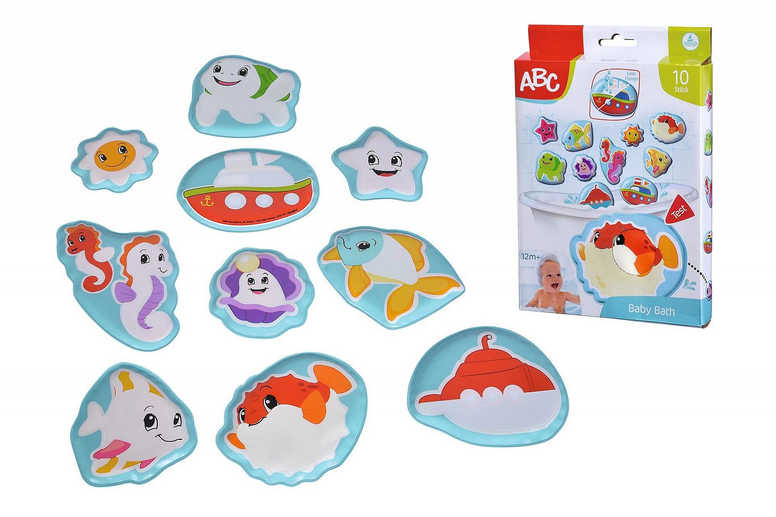 Пазл для ванни Simba ABC Magic Puzzle, наклейки для ванни, 10 штук, фото №4