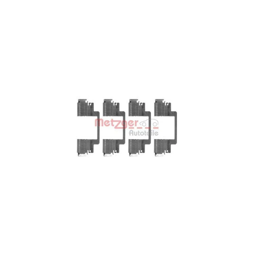 Комплект приладдя, гальмівні колодки дискового гальма METZGER 109-1774 для, передня вісь, фото №1 Комплект приладдя, гальмівні колодки дискового гальма METZGER 109-1774 для, передня вісь, фото №1