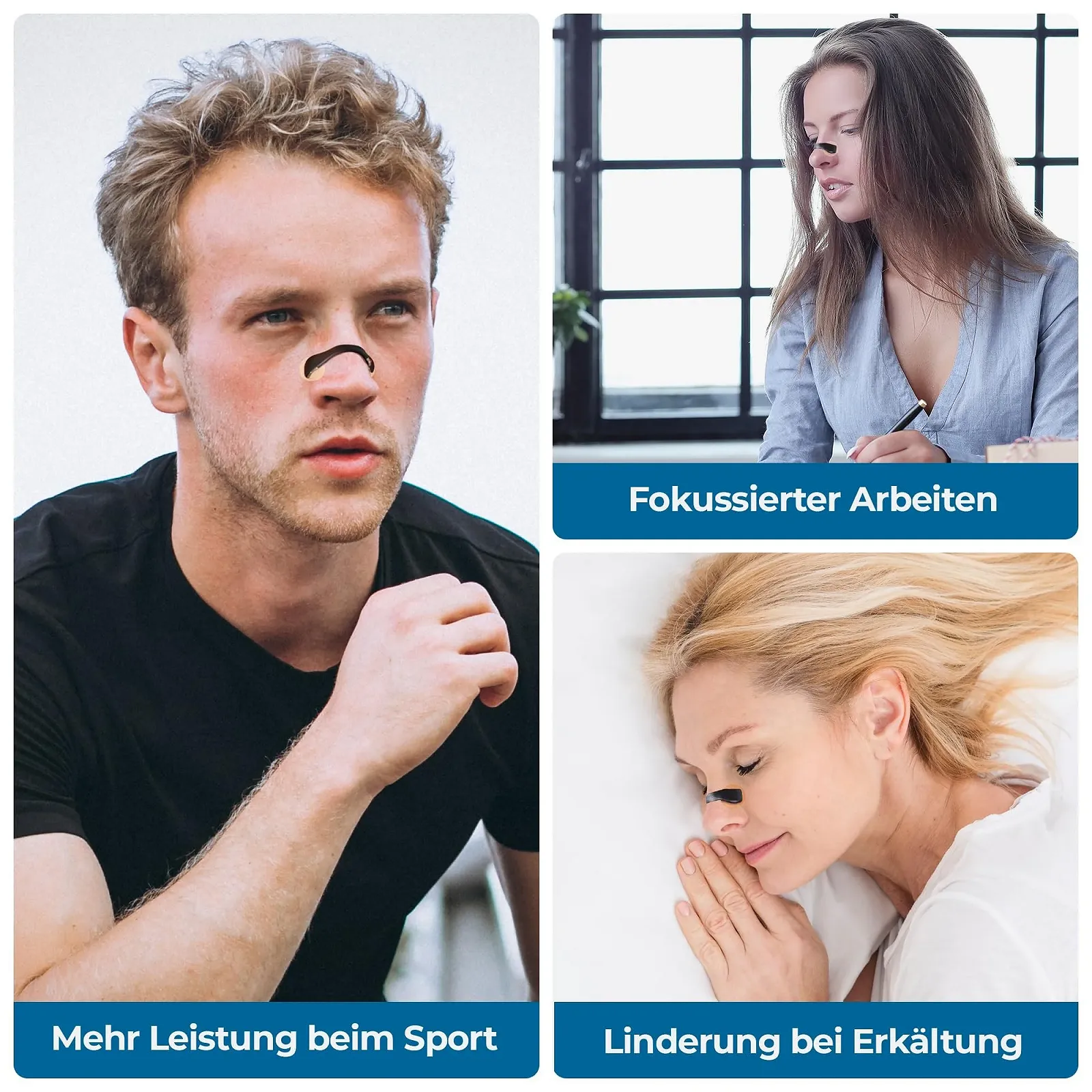 Магнитные назальные пластыри от храпа (стартовый набор на 15 дней), фото №4